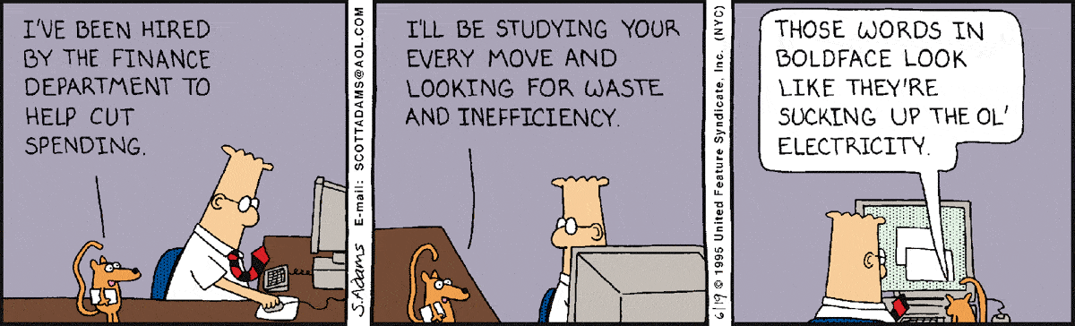 Dilbert Cartoon